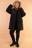 Picture of PLUS SIZE QUALITY QUILTED JACKET WITH FUR HOOD
